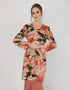 BAJU KURUNG MODEN LORENA (BRICK ORANGE)
